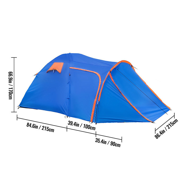 Outdoor Hiking Portable Easy Camping Tent for 3 -5 Person Doba